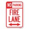Signmission Colorado Fire Lane With Bidirectional Arrow Heavy-Gauge Alum. Sign, 12" x 18", A-1218-24255 A-1218-24255 - alternate 1